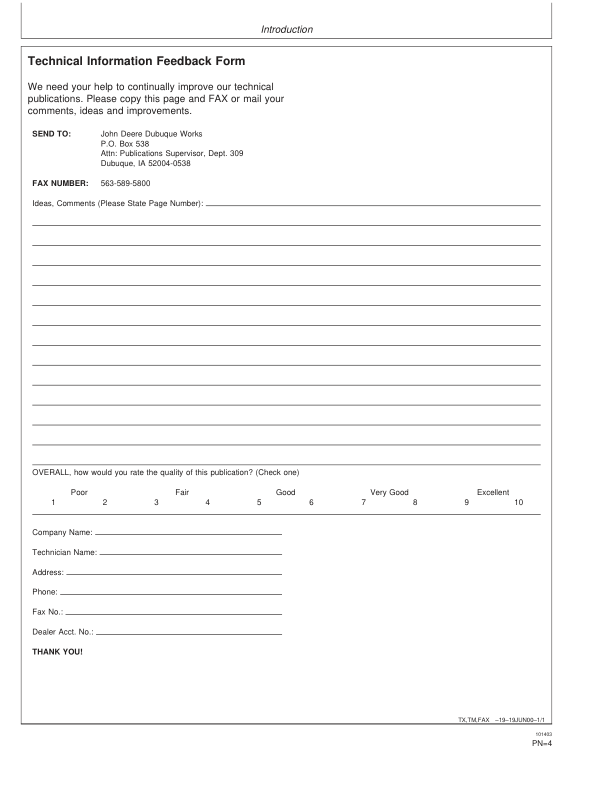 John Deere 324H, 344H Loaders Operator’s Manuals (OMT183945) Workshop Guide