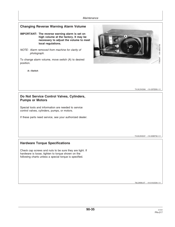 John Deere 770C, 770CH, 772CH Motor Graders Operator’s Manuals (OMT184951) Workshop Guide