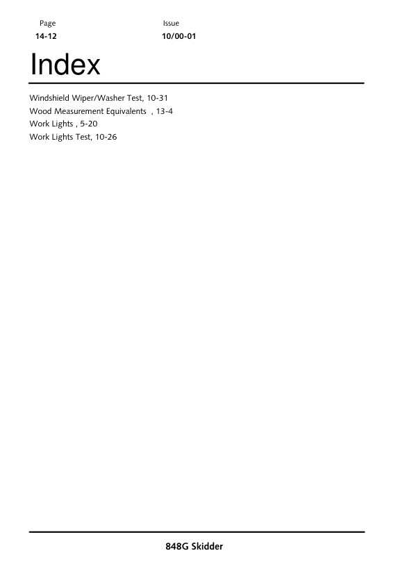John Deere 848G Skidders Operator’s Manuals (OMT186595) Workshop Guide