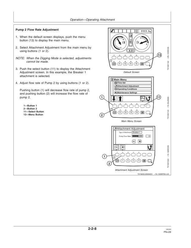 John Deere HH100 Hydraulic Hammers Operator’s Manuals (OMT237886) Workshop Guide