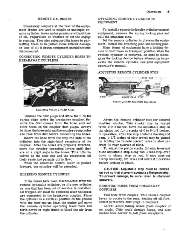 John Deere 440 Skidders Operator’s Manuals (OMT25108) Workshop Guide
