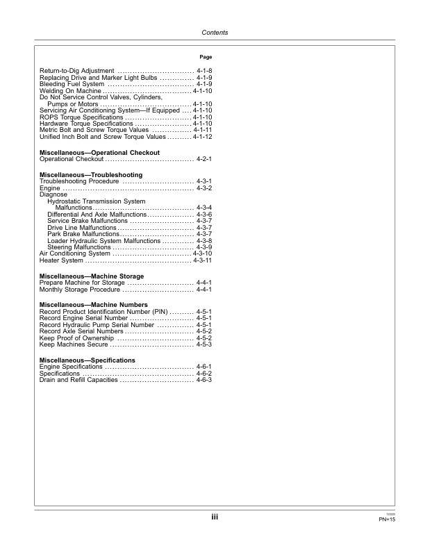 John Deere 244J Loaders Operator’s Manuals (OMT251431) Workshop Guide