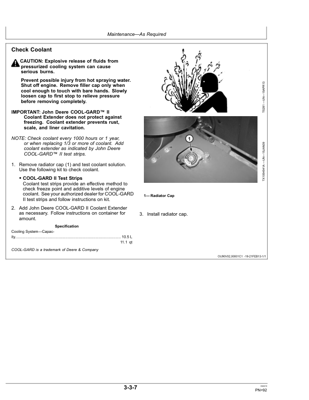John Deere 304J Loaders Operator’s Manuals (OMT251434) Workshop Guide