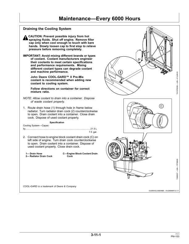 John Deere 540GIII, 548GIII Skidders Operator’s Manuals (OMT255826) Workshop Guide
