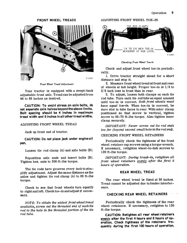 John Deere 2020 Grove Tractor (000000-080196) Operator’s Manual (OMT25961) Workshop Guide