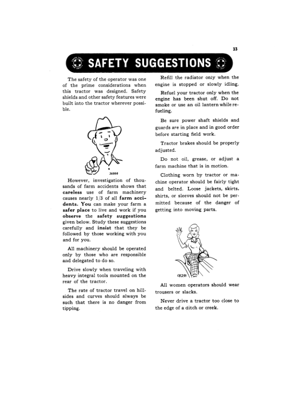 John Deere Series 320 Tractor Standard & Utility Operator’s Manual (OMT30856) Workshop Guide