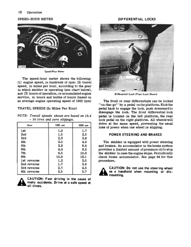 John Deere 540 Skidders Operator’s Manuals (OMT32954) Workshop Guide