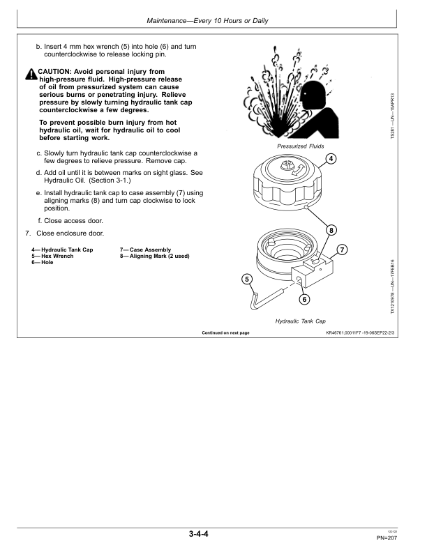 John Deere 3754G, 3754GLC Excavator Operator’s Manuals (OMT351450X19) Workshop Guide