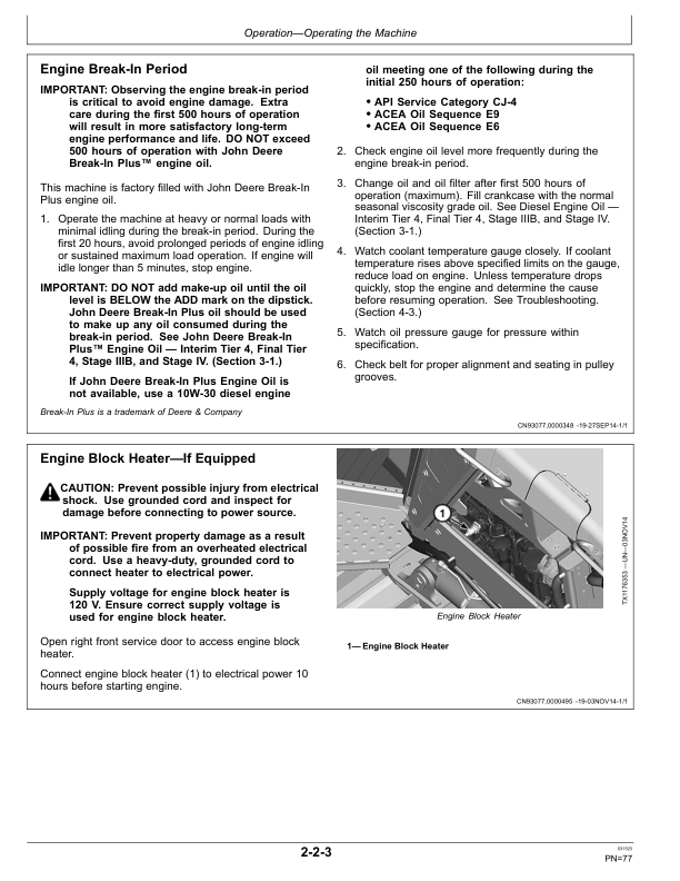 John Deere 700K Crawler Dozers Operator’s Manuals (OMT355957X19) Workshop Guide