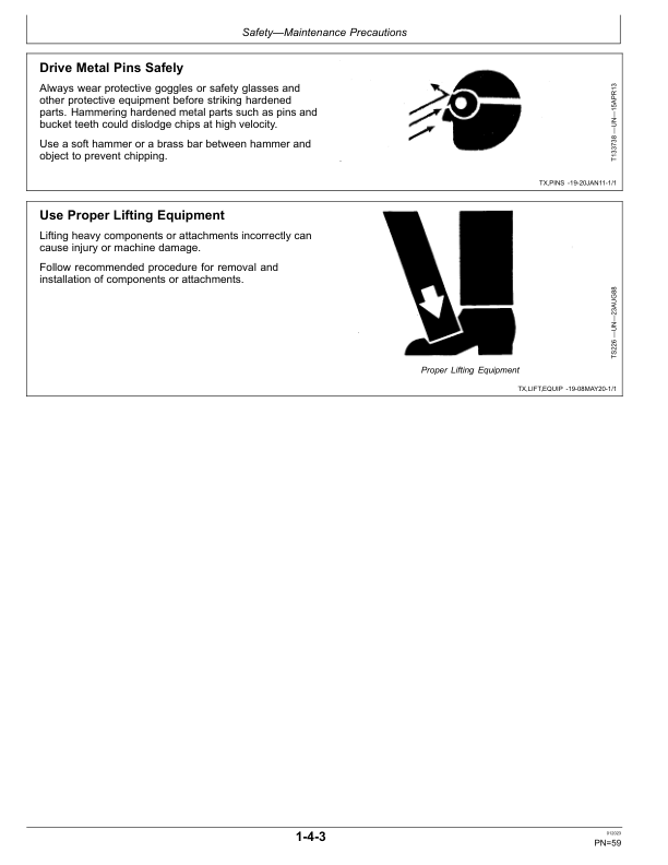 John Deere 2156G Log Loaders Operator’s Manuals (OMT361331X19) Workshop Guide