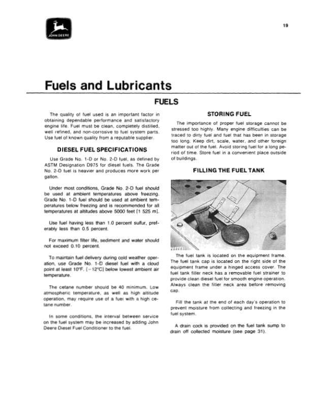 John Deere 540A Skidders Operator’s Manuals (OMT46857) Workshop Guide