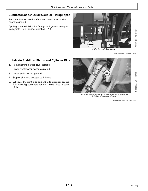 John Deere 310 P Backhoe Loaders Operator’s Manuals (OMT475666X019) Workshop Guide