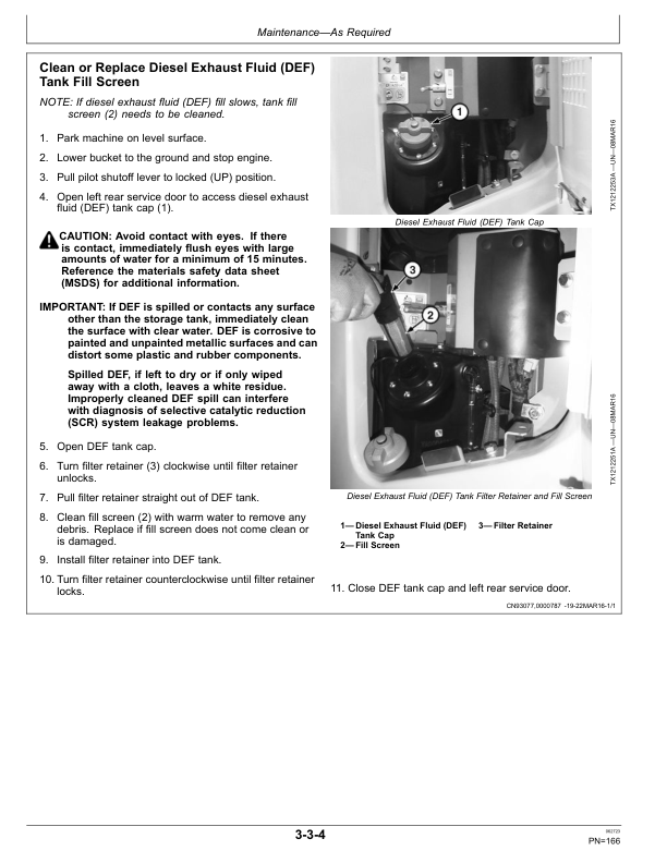 John Deere 135 P Excavators Operator’s Manuals (OMT480092X019) Workshop Guide