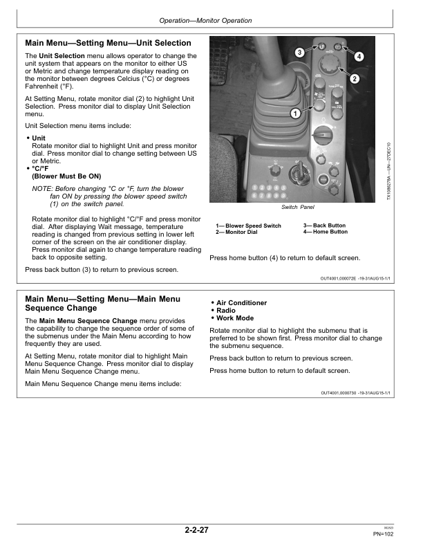 John Deere 345 P Excavators Operator’s Manuals (OMT480097X019) Workshop Guide