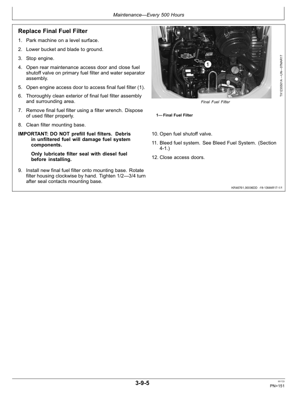 John Deere 30 P Excavators Operator’s Manuals (OMT489506X019) Workshop Guide