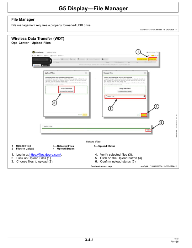 John Deere 450 P, 550 P, 650 P Crawler Dozers Operator’s Manuals (OMT501183X019) Workshop Guide