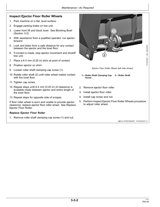 John Deere 3012 Scrapers Operator’s Manuals (OMT509984X019) Workshop Guide
