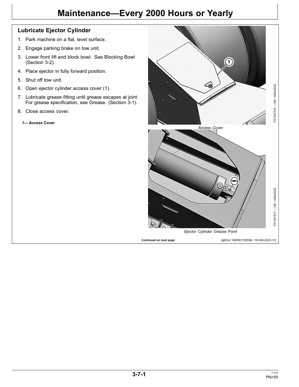 John Deere 3812 Scrapers Operator’s Manuals (OMT513882X019) Workshop Guide