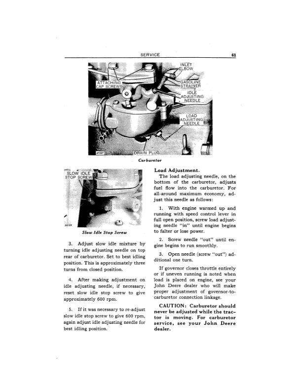 John Deere 420 Row Crop Utility Tractor (131301-) Operator’s Manual (OMT56358) Workshop Guide