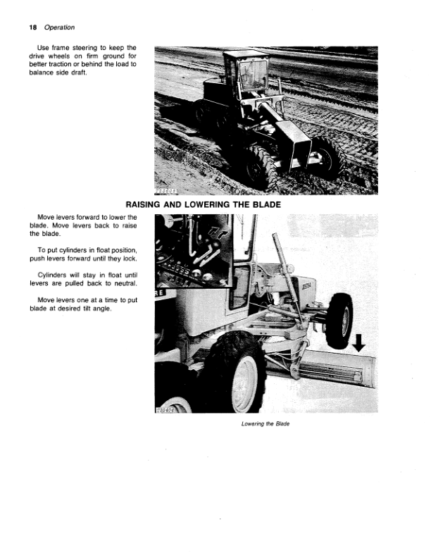 John Deere 570A Motor Graders Operator’s Manuals (OMT78880) Workshop Guide