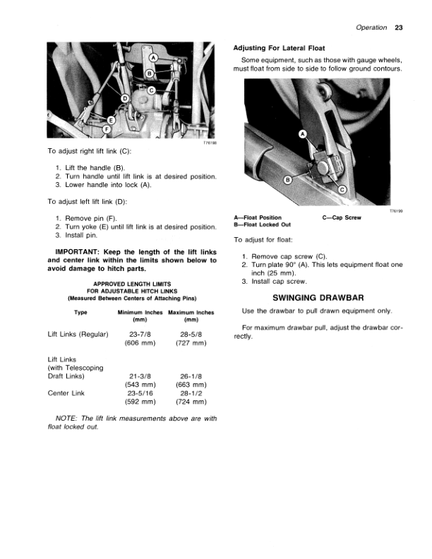 John Deere 301A Tractors Operator’s Manuals (OMT79303) Workshop Guide