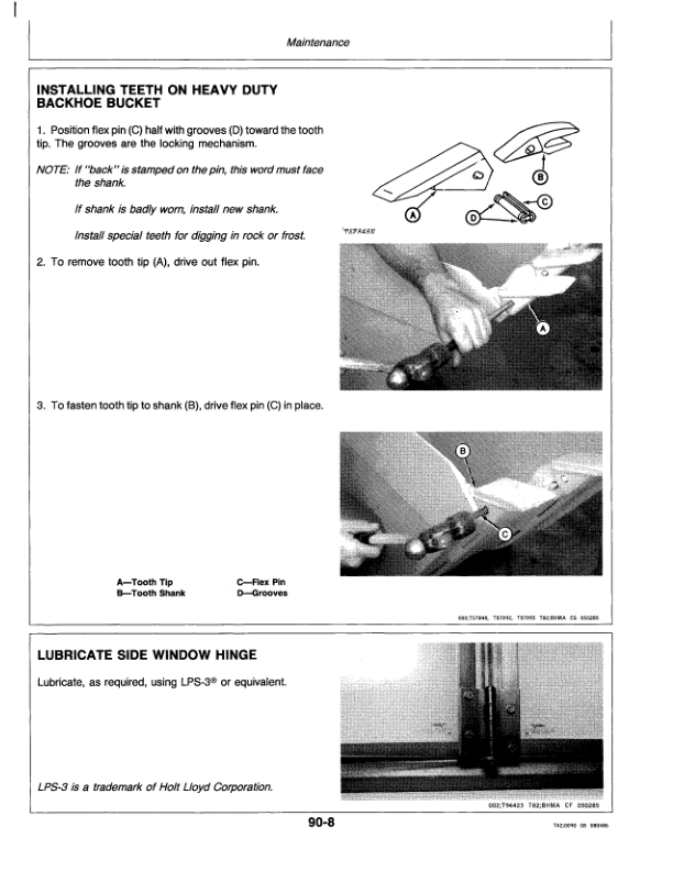 John Deere 310C Backhoes Operator’s Manuals (OMT83190) Workshop Guide