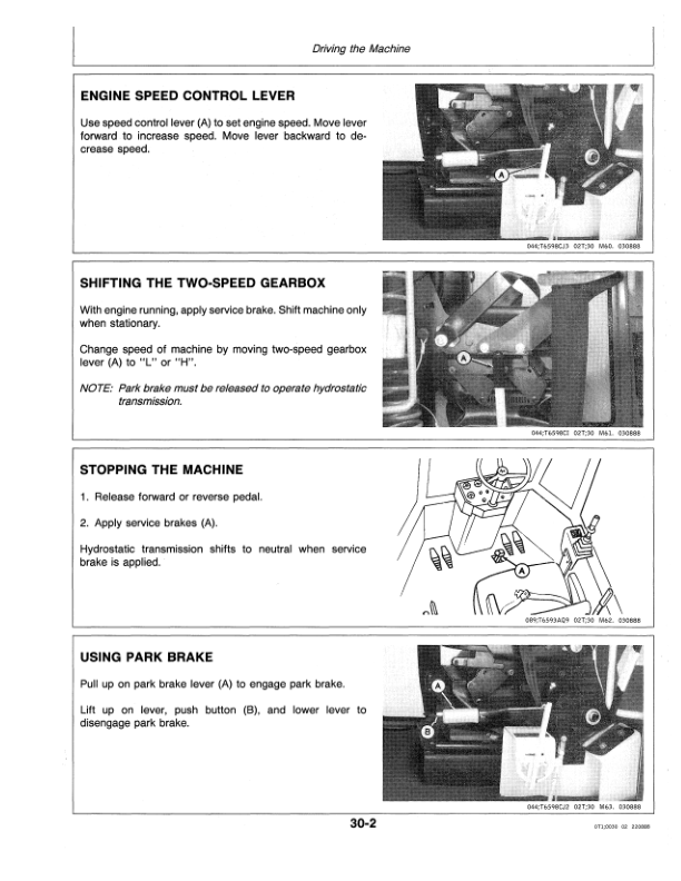 John Deere 643 Wheeled Feller Bunchers Operator’s Manuals (OMT84415) Workshop Guide