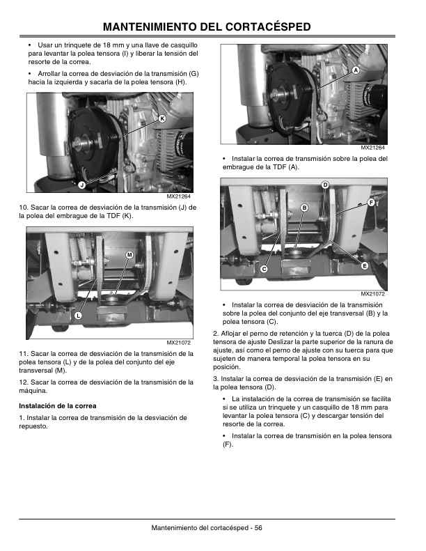 John Deere 737, 757 Mid-Frame ZTrak Mowers (050001-) w/ 757 60-Inch Mulch On Demand (020001-) Operator’s Manual (OMTCU20986) Workshop Guide