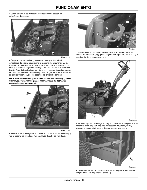 John Deere 22B Greensmower Trailer Operator’s Manual (OMTCU27387) Workshop Guide