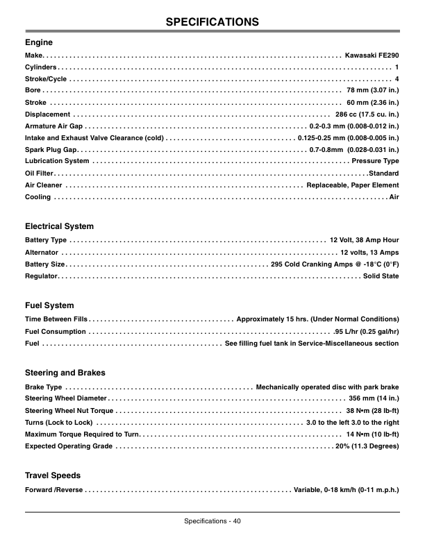 John Deere 1200A Bunker Rake Export Edition (170001-180000) Operator’s Manual (OMTCU27928) Workshop Guide