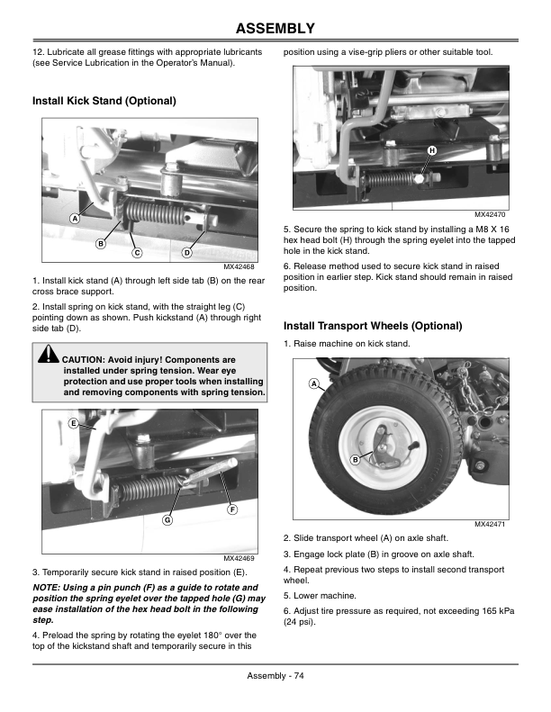 John Deere 220 E-Cut Hybrid Walk Greens Mower Export Edition (010001-040000) Operator’s Manual (OMTCU28068) Workshop Guide