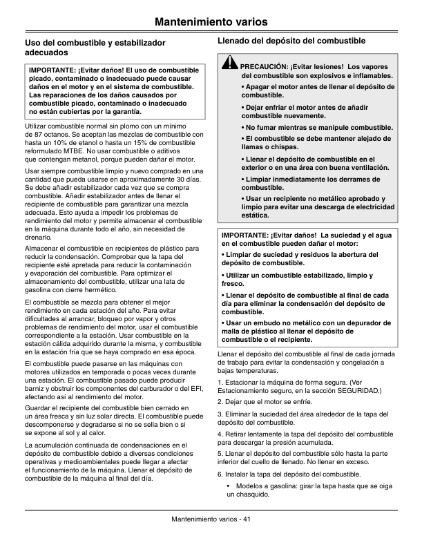 John Deere Commercial Walk Behind Mower WG32A, WG36A, WG48A (NA) Operator’s Manual (OMTCU33418) Workshop Guide