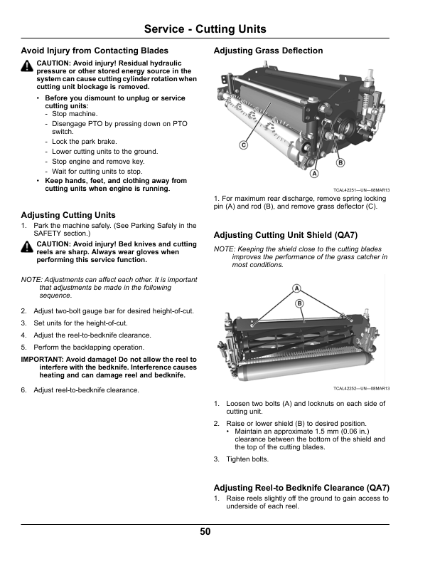 John Deere 2653B Trim & Surrounds Mower PrecisionCut Export Edition (080001-095000) Operator’s Manual (OMTCU33559) Workshop Guide