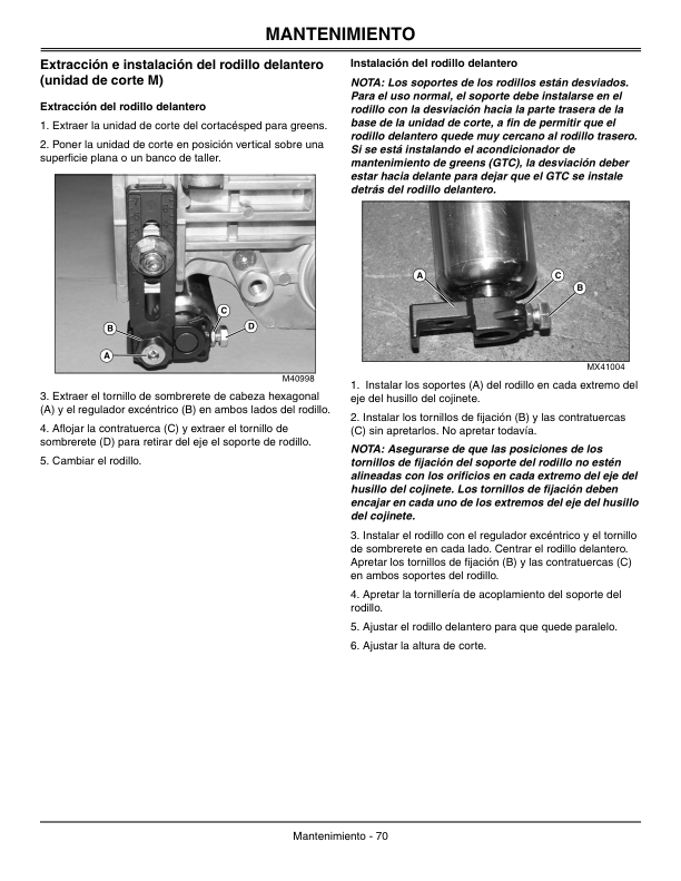 John Deere 7500, 7700, 8500, 8700, 8800 (020001-), 7500 E-Cut, 8500E-Cut (010001-) Lightweight Fairway Mower Operator’s Manual (OMTCU37627) Workshop Guide
