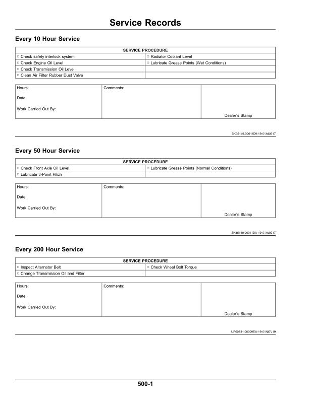 John Deere 3025E, 3038E Compact Utility Tractors (Australia) (KL300001-) Operator’s Manual (OMTR111966) Workshop Guide