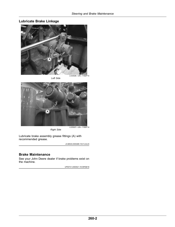 John Deere 3033R, 3039R, 3046R Tractors (Australia), Open Station (KL300001-), Cab (KL600001-) Operator’s Manual (OMTR111995) Workshop Guide