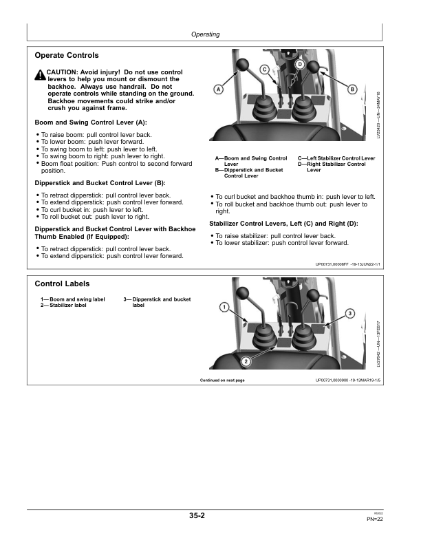 John Deere 370B Backhoe (Export Edition) Operator’s Manual (OMTR127002) Workshop Guide