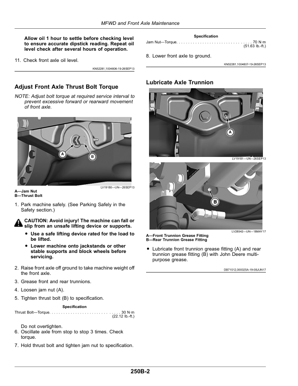 John Deere 3033R, 3039R, 3046R Tractors (PR000001-) (Export—Australia) Operator’s Manual (OMTR130417) Workshop Guide