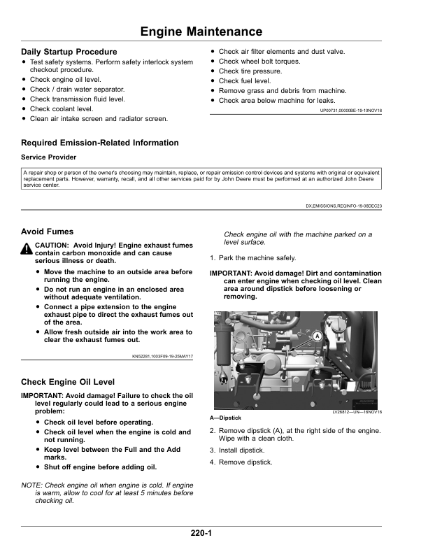 John Deere 2025R Compact Utility Tractor (RS000001- (MY2025-) (North America) Operator’s Manual (OMTR139952) Workshop Guide