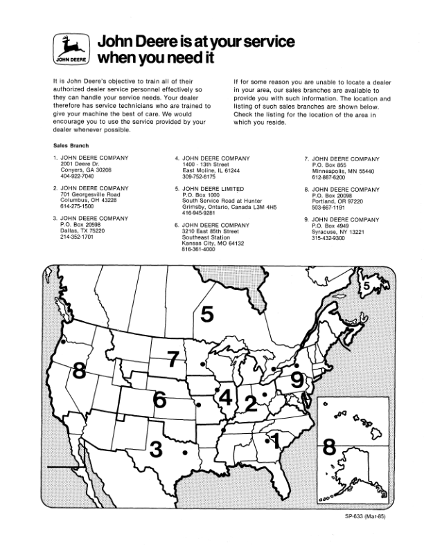 John Deere 46EV Chain Saw (Includes Safety Manual OMM95226) (Not available on CD-Rom) Operator’s Manual (OMTY20759) Workshop Guide