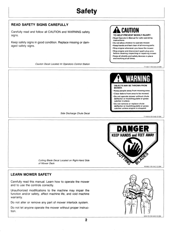 John Deere 32-, 36-Inch Commercial Rotary Mower Operator’s Manual (OMTY20779) Workshop Guide