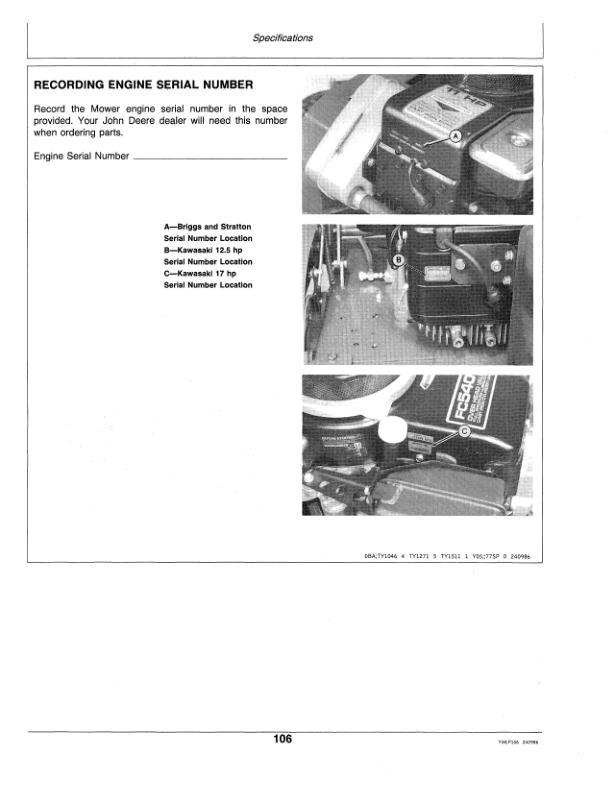 John Deere 48-Inch & 52-Inch Walk-Behind Commercial Mowers Operator’s Manual (OMTY20871) Workshop Guide