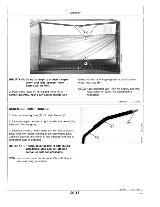 John Deere 338 Lawn Sweeper Operator’s Manual (OMTY21680) Workshop Guide