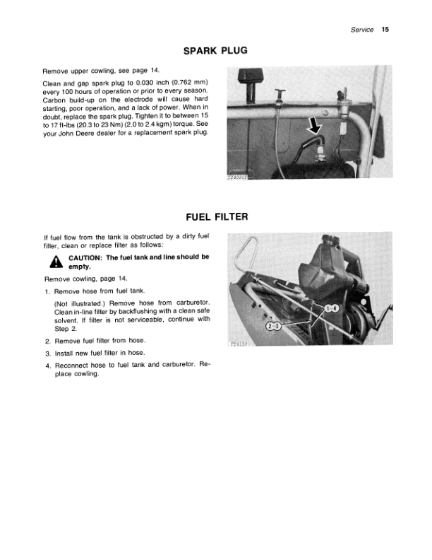 John Deere 320 Snow Thrower Operator’s Manual (OMTY3913) Workshop Guide
