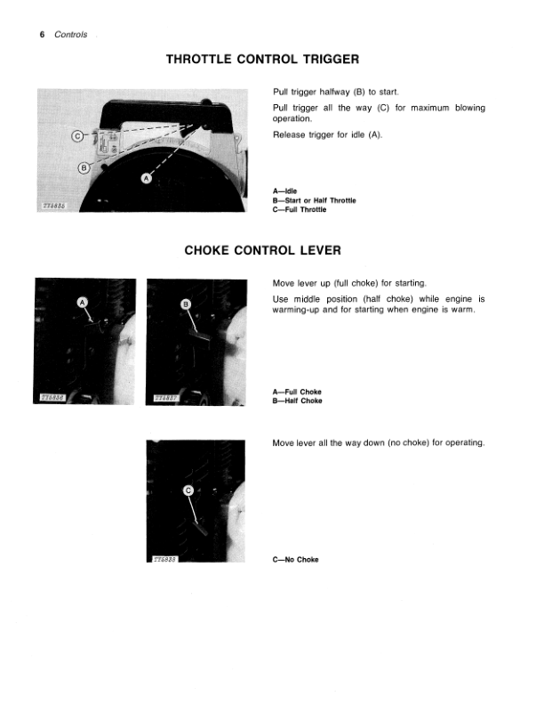 John Deere 2 Power Blower Operator’s Manual (OMTY3988) Workshop Guide