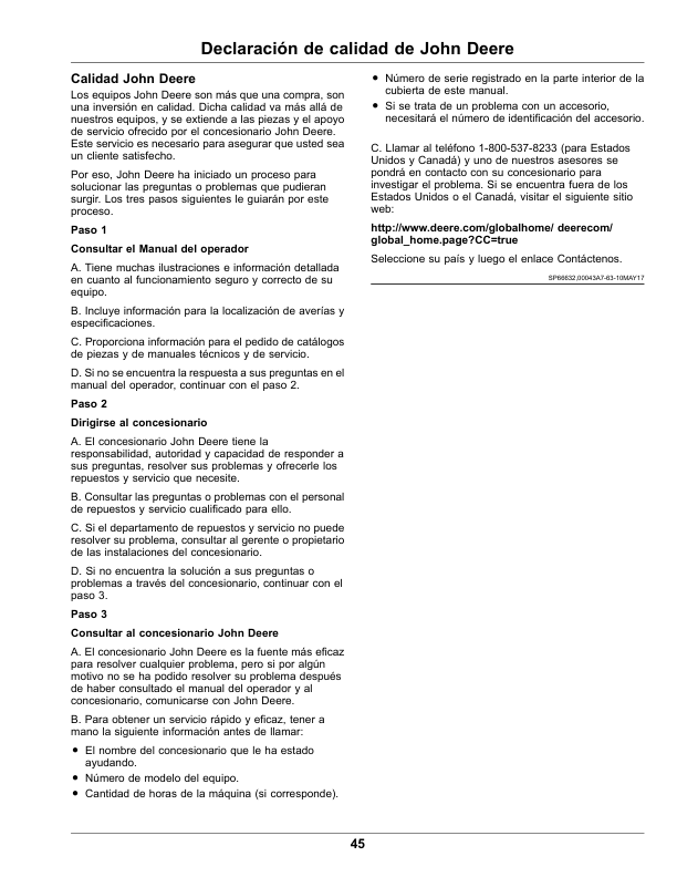 John Deere 14 Bushel Blower & Rear Hopper Dump From Seat Operator’s Manual (OMUC11143) Workshop Guide