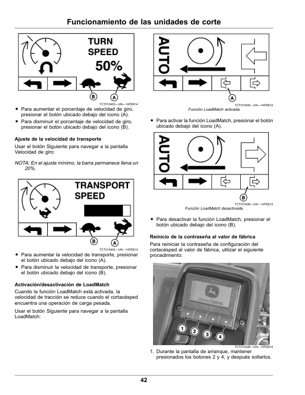 John Deere 7400A TerrainCut Trim, Surrounds Mower (Export Edition) Operator’s Manual (OMUC15628) Workshop Guide
