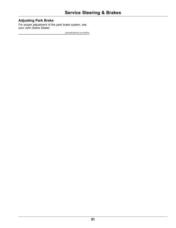 John Deere TH 6X4 Diesel Gator Utility Vehicle Operator’s Manual (OMUC16258) Workshop Guide