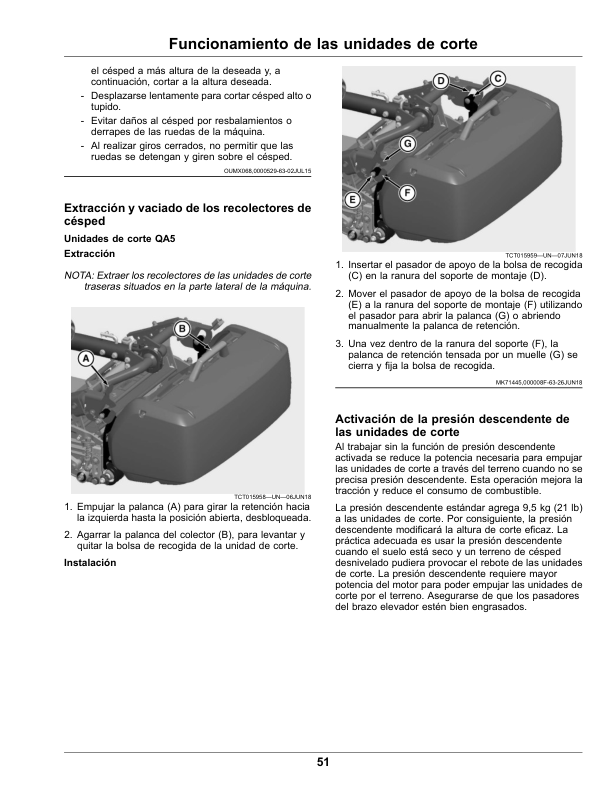 John Deere 7500A, 8000A E-Cut Hybrid Fairway Mowers (North American) Operator’s Manual (OMUC19264) Workshop Guide