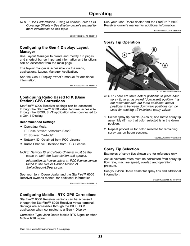 John Deere HD200 CE GPS Precision Sprayer for ProGator Operator’s Manual (OMUC19316) Workshop Guide